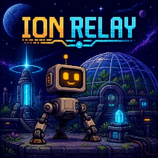 Ion Relay: original fictional cover illustration.